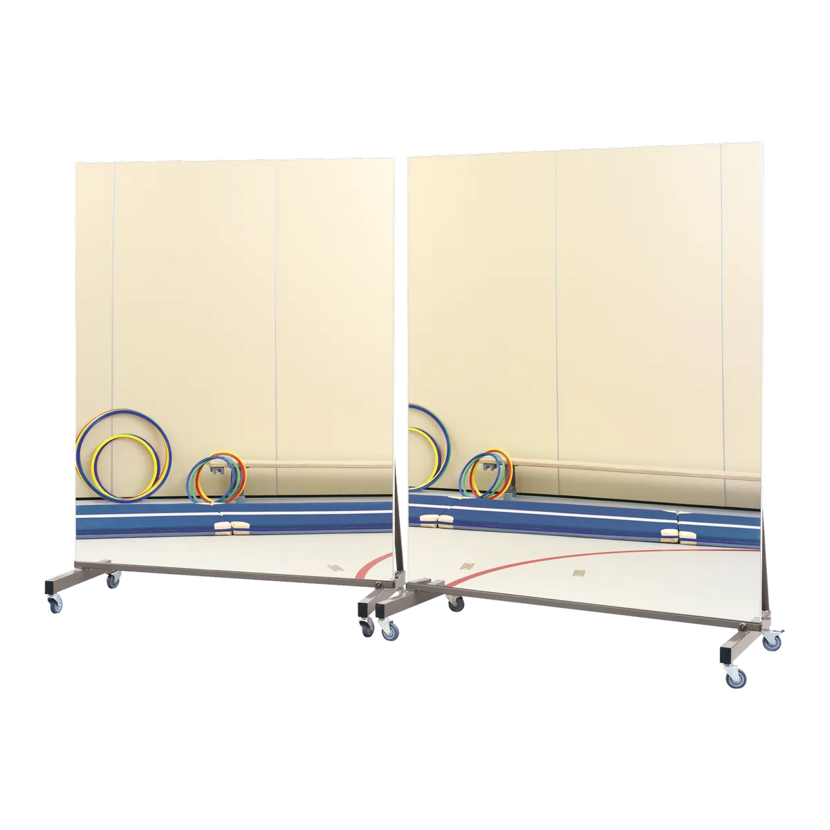 SPIETH –  Transportable and foldable   mirror wall 