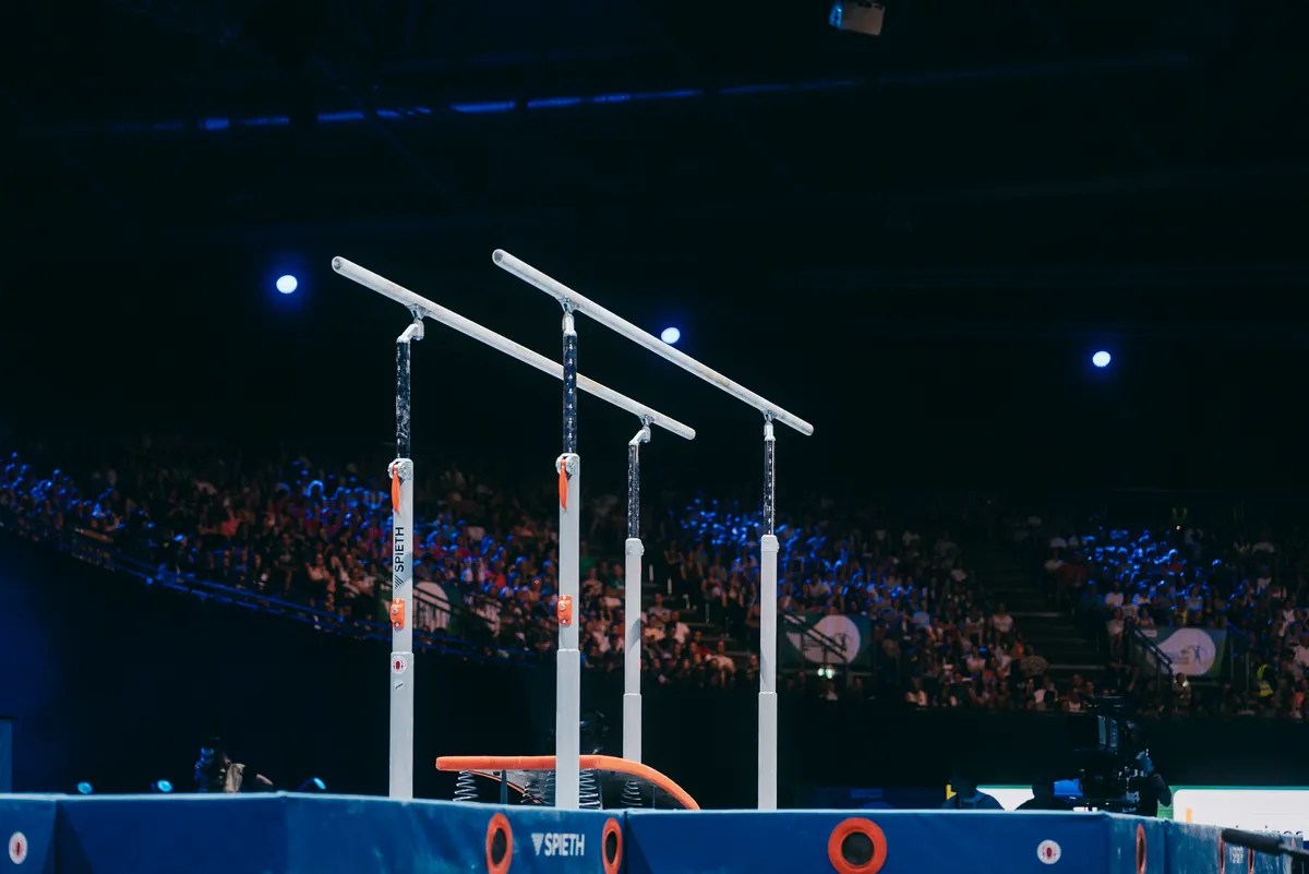 SPIETH – Parallel Bars "Melbourne Pro" with integrated wheel system SPIETH – Parallel Bars "Melbourne Pro" with integrated wheel system