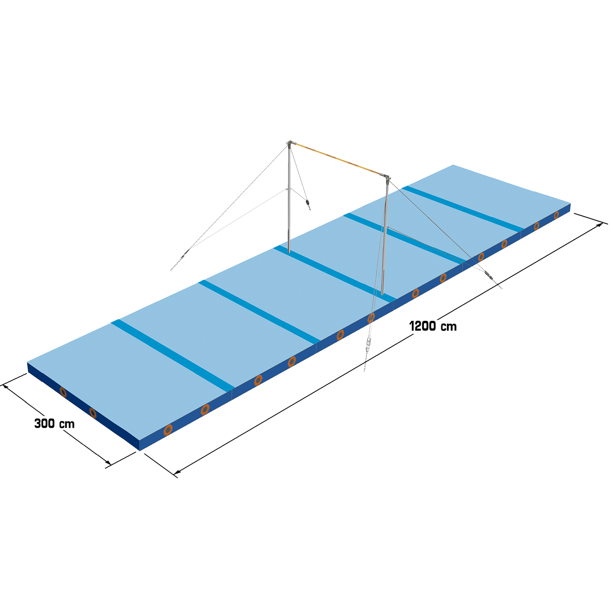 Mat Set "Moscow" Horizontal Bar