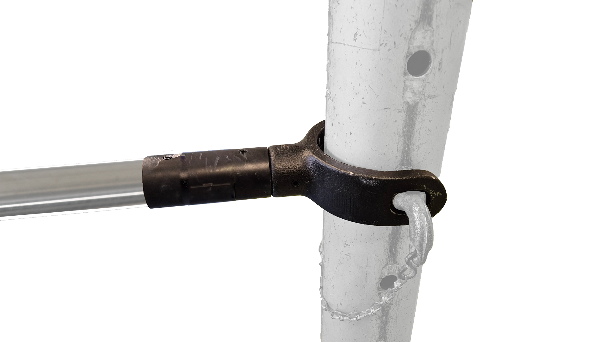 Reckstange für Steckreck / Gabel rund (105mm/230cm)