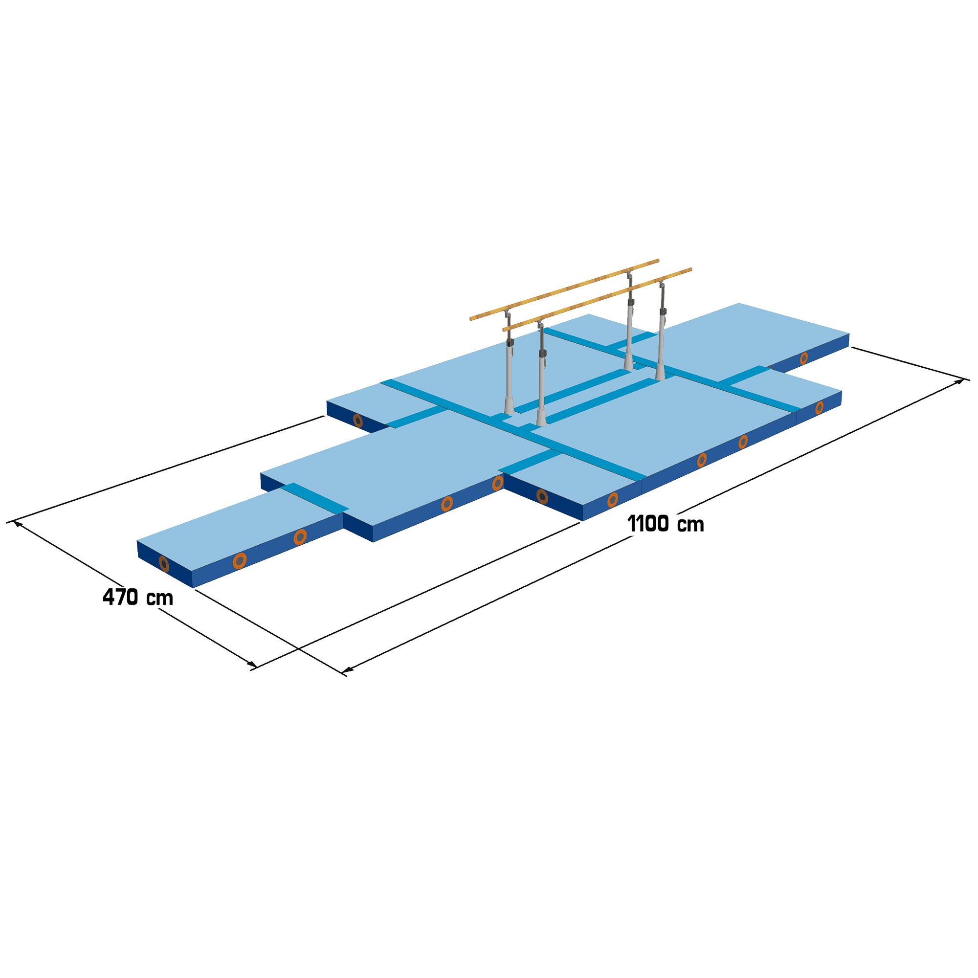 Mat Set "Moscow" Parallel Bars "Melbourne"