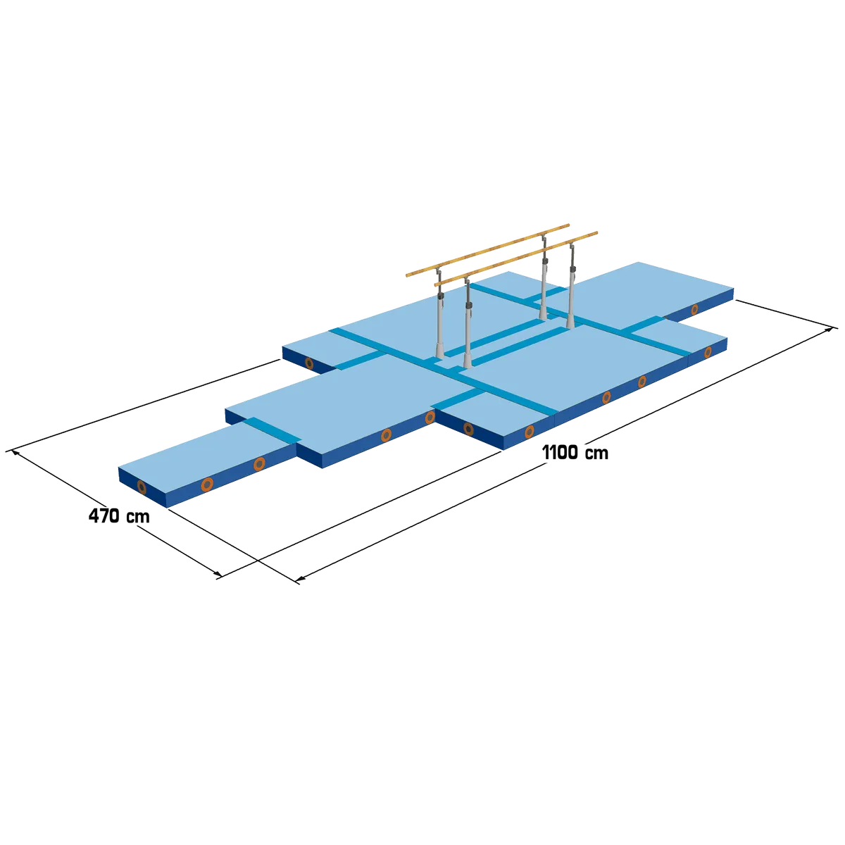 Mat Set "Moscow" Parallel Bars "Melbourne"