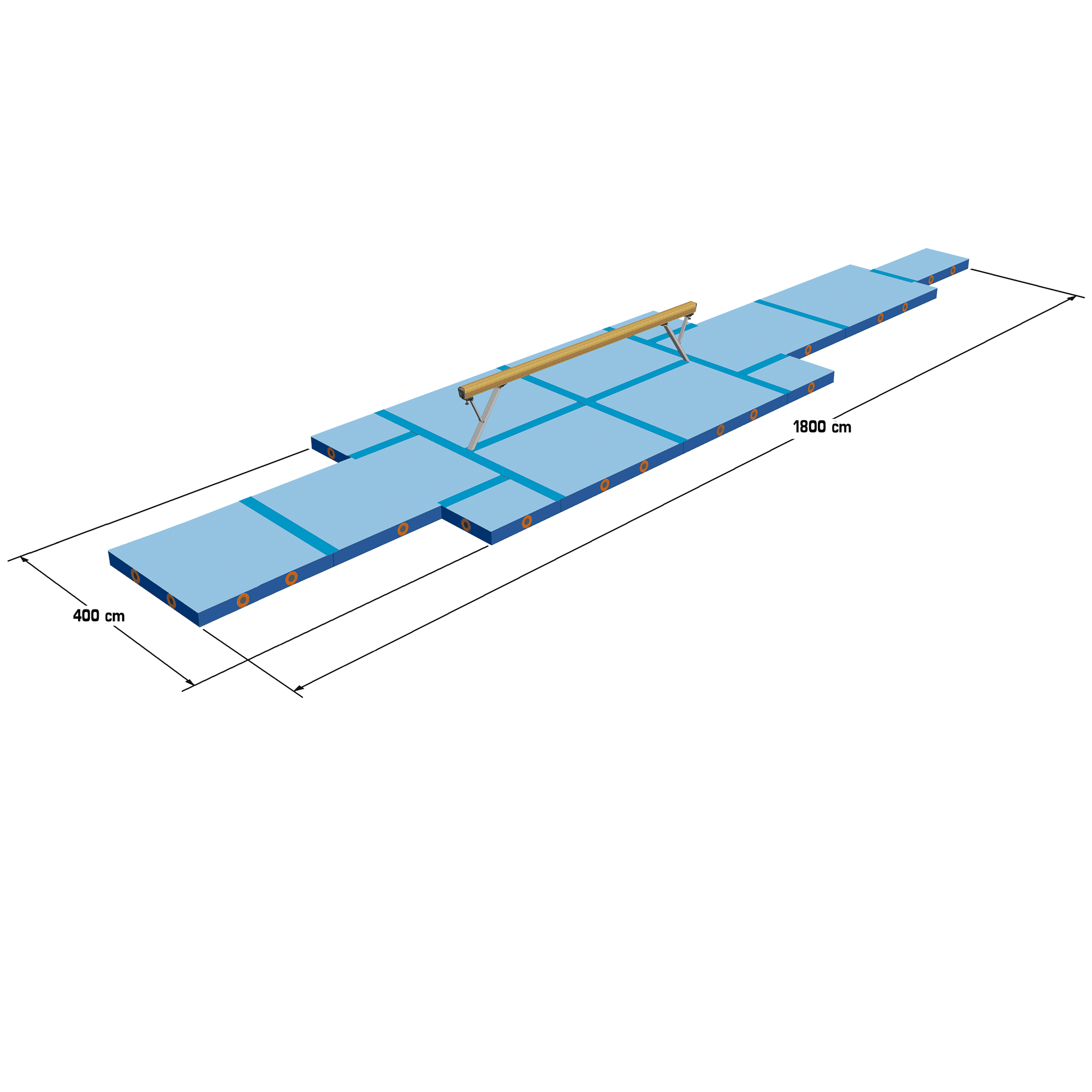 Mat Set "Moscow" Balance Beam