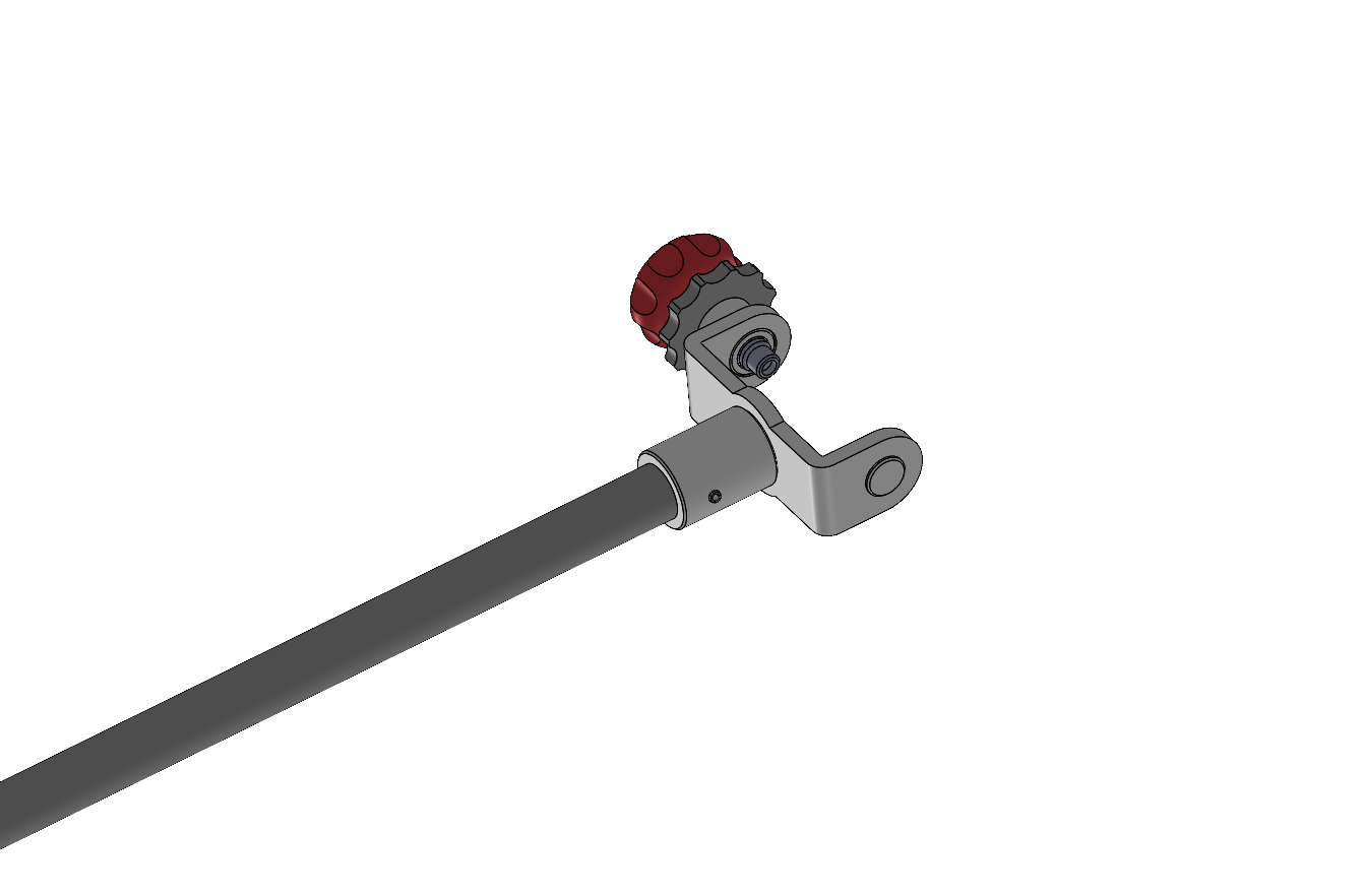 Reckstange für Steckreck / Gabel rechteckig (110mm/225,5cm)