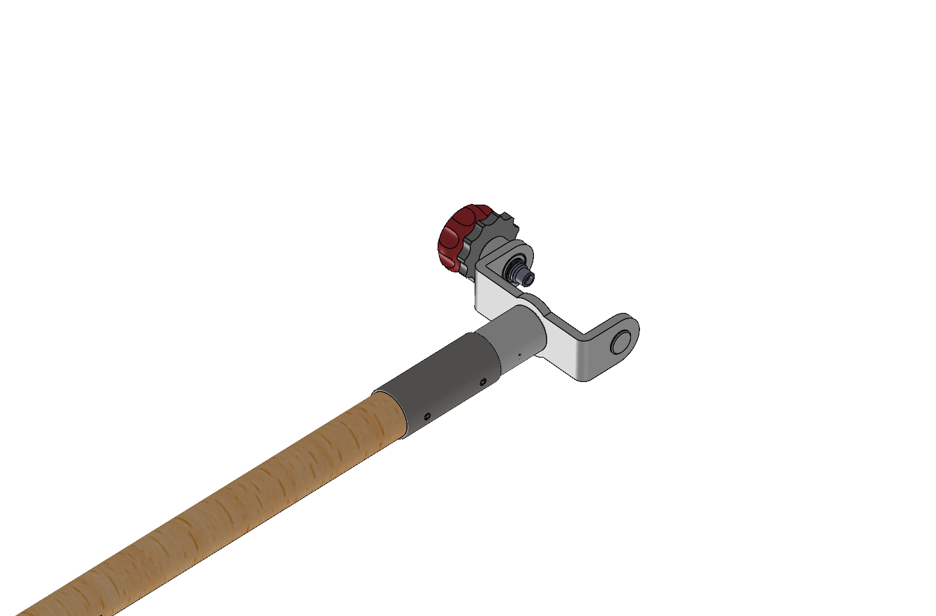 Stufenbarrenholm für Steckreck / Gabel eckig (110mm/225,5cm)