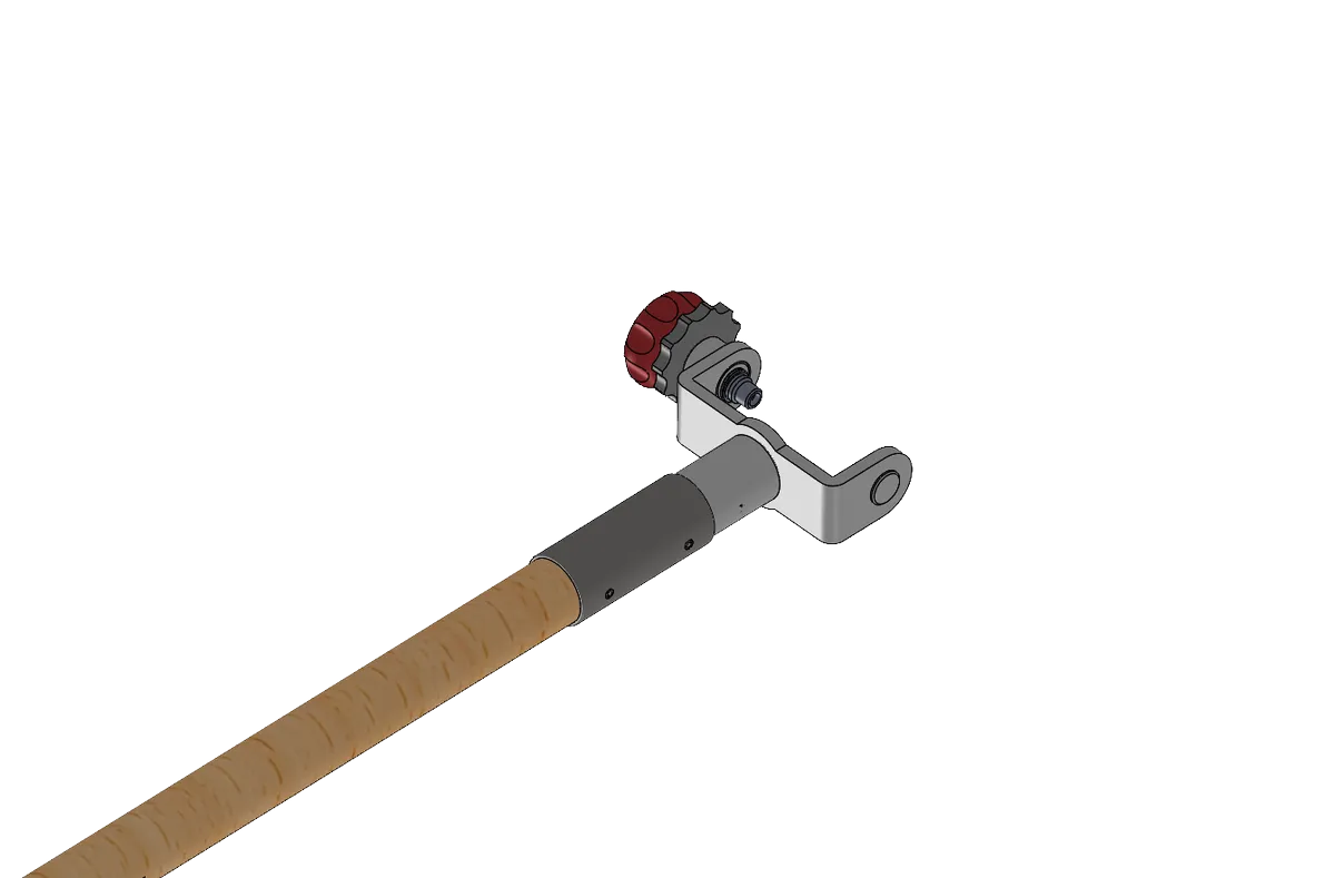 SPIETH – Stufenbarrenholm für Steckreck / Gabel eckig (110mm/225,5cm)