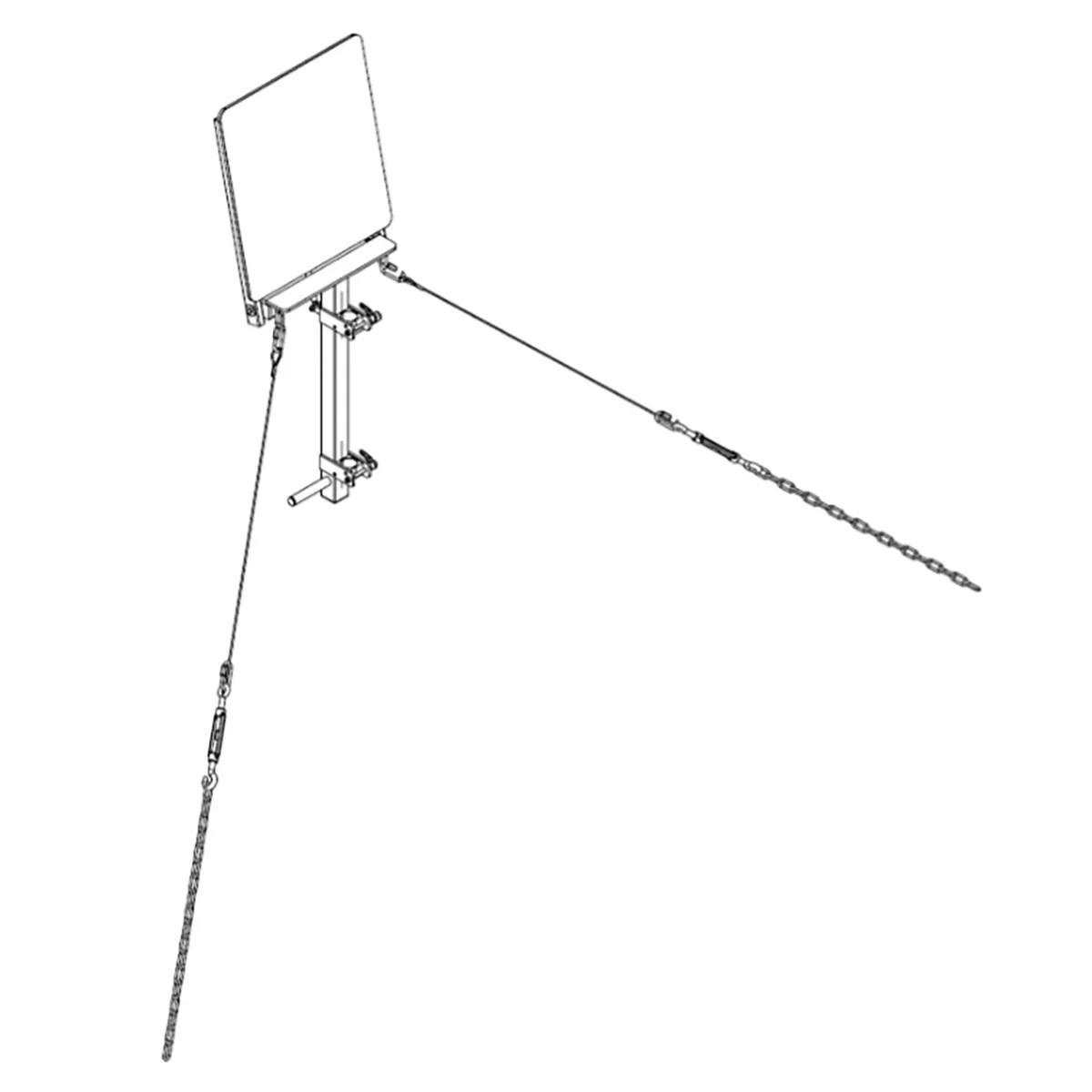 Trainerkonsole für Reck + Ringegerüst SPIETH – Coach Console for Rings and Horizontal Bar (incl. Tensioning)