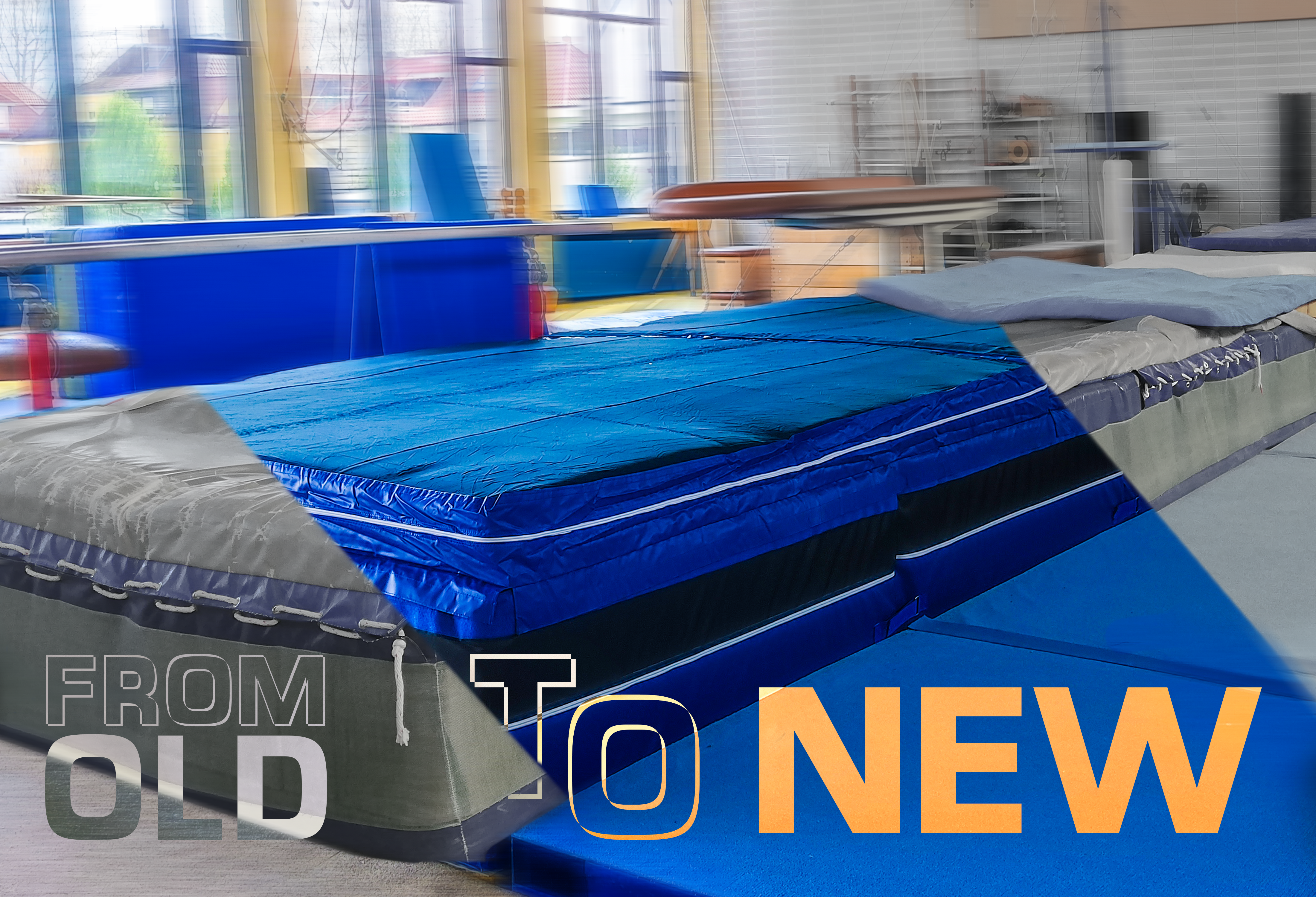 Great pit alternative: customised soft crash mat